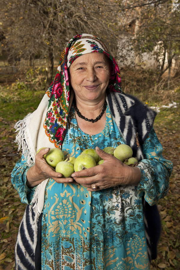 Apples from the wild forest of Tajikistan
