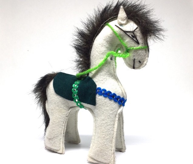 Wollen Horse toy